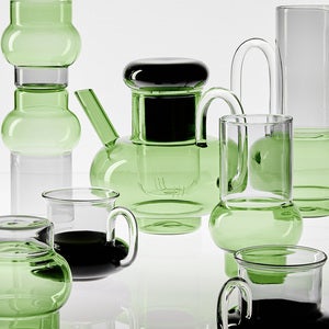 Bump Drikkeglass Høye Grønne 2-pakning