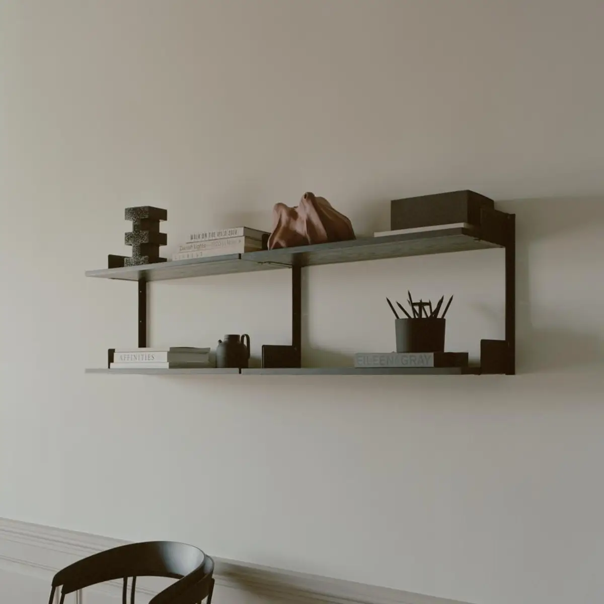 New Works Kammerhylle Sort Ask/Sort