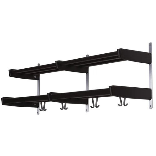 Meja Hattehylle 115 cm 2 hyller Svartbeiset eik