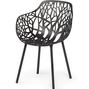 Forest armlenestol Metallic Grey