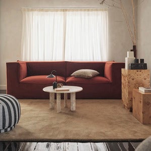 Catena Sofa Armrest Left S400 Rich Velvet - 21 Rust