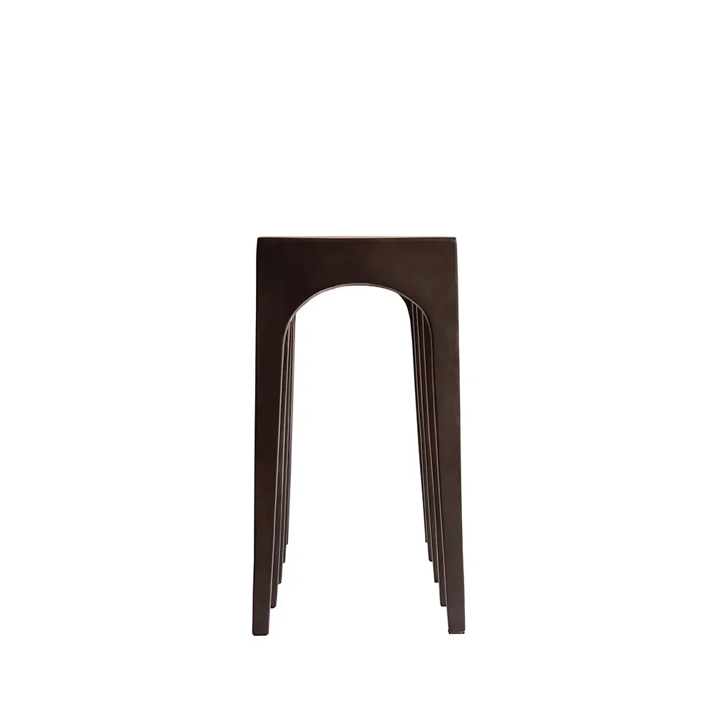 Bow konsollbord, stort – kaffe