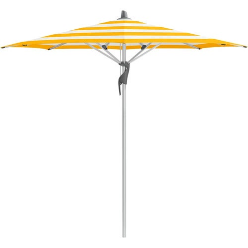 Fortino Riviera 300 cm parasoll alu Cat.5 624 Yellow Stripe