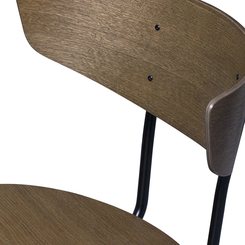 Herman Spisestol - Dark Stained Oak