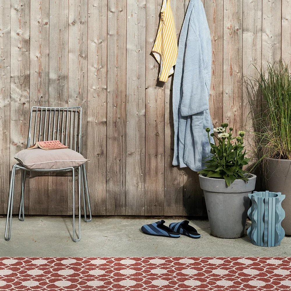 Anya teppe Brick/Pearl Pink 70 x 100 cm