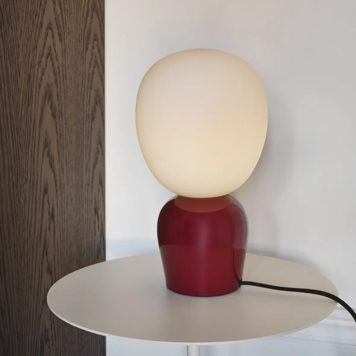Bordlampe Ø18,4 x H33,5 cm Metall/glass Vinrød