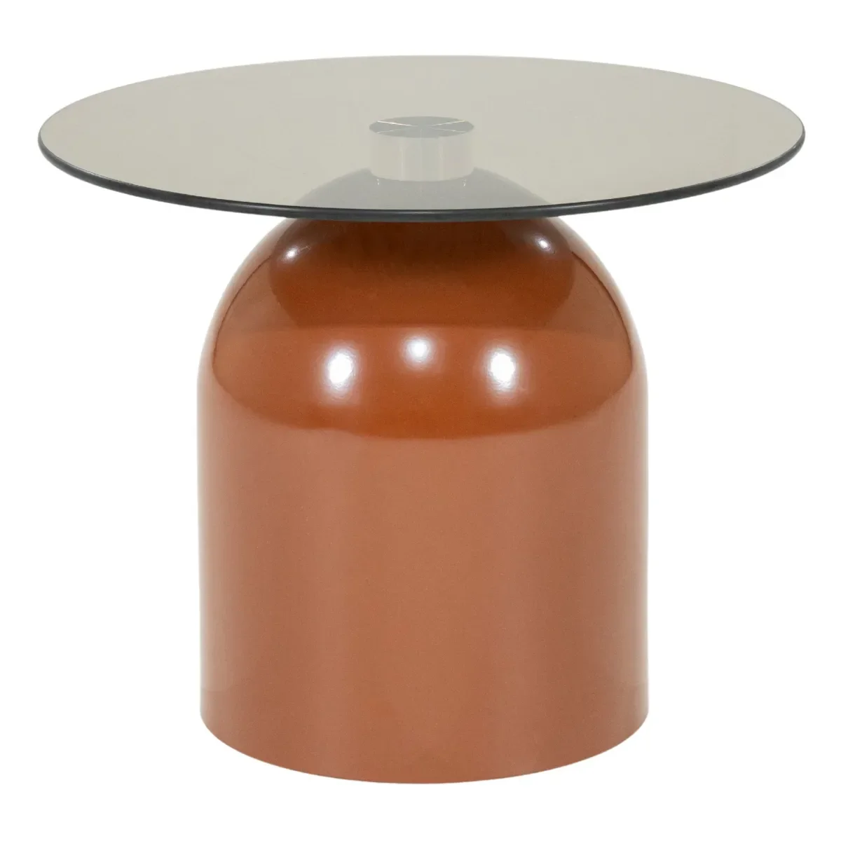 Irona small sofabord 50x50x40 cm glass brun