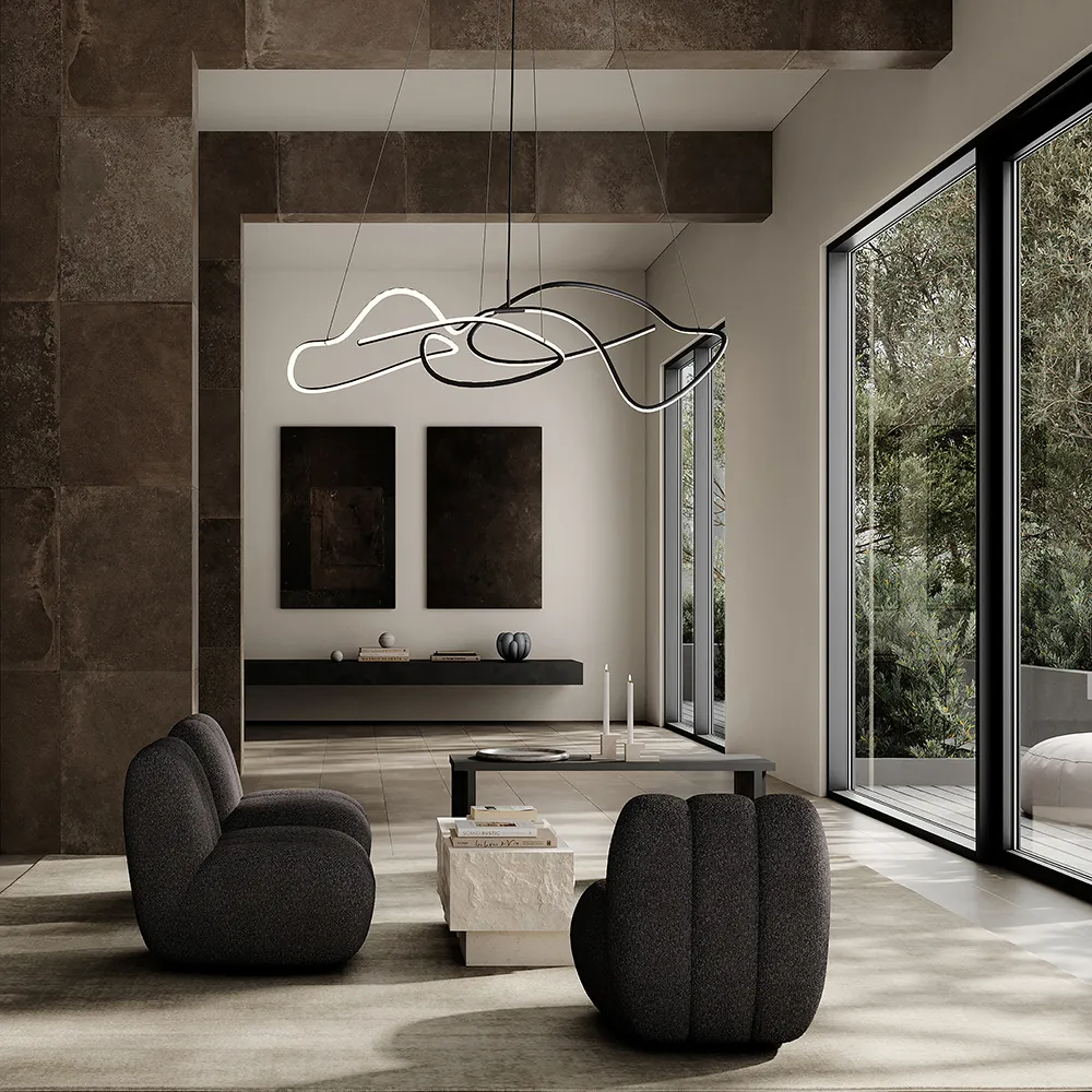Temple lavt salongbord – Limestone