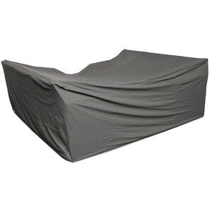 Møbelovertrekk 190x220 cm grå polyester