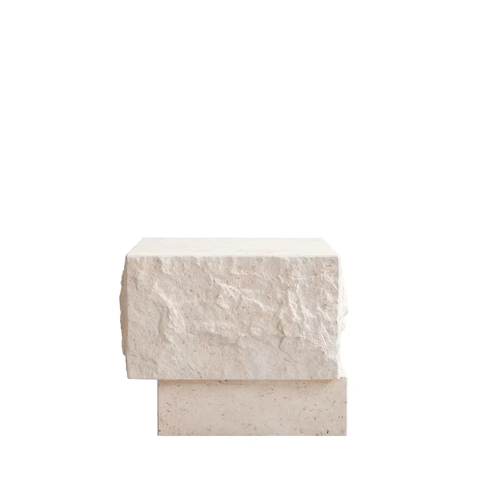 Temple lavt salongbord – Limestone