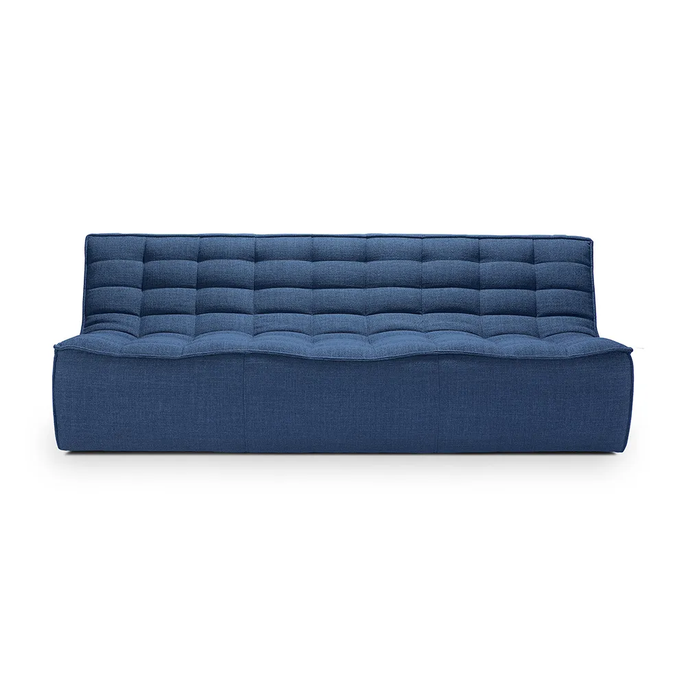 Ethnicraft, N701 3-seters sofa Blue