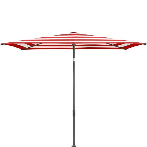 Smart parasoll 250x200 cm anthracite Kat.5 800 Red Stripe