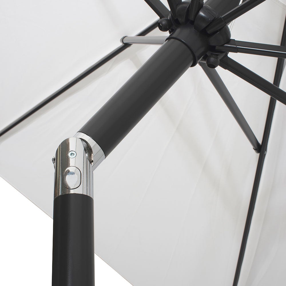 Parasoll 300 cm beige aluminium 