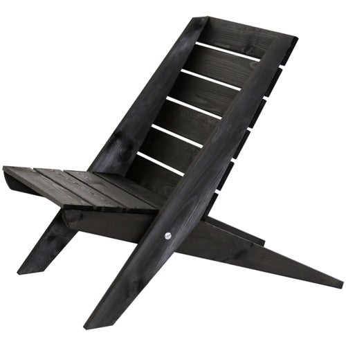 Granny stol Furu svartoljet