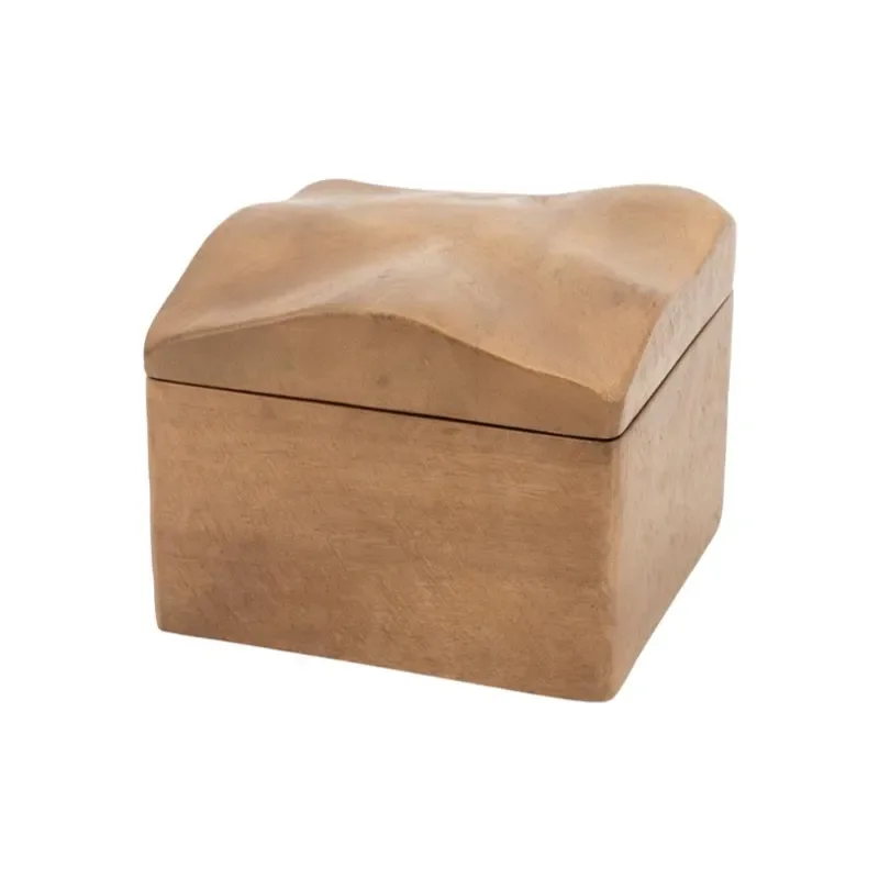 Hako small 15x15x12 cm Mangotre Brun