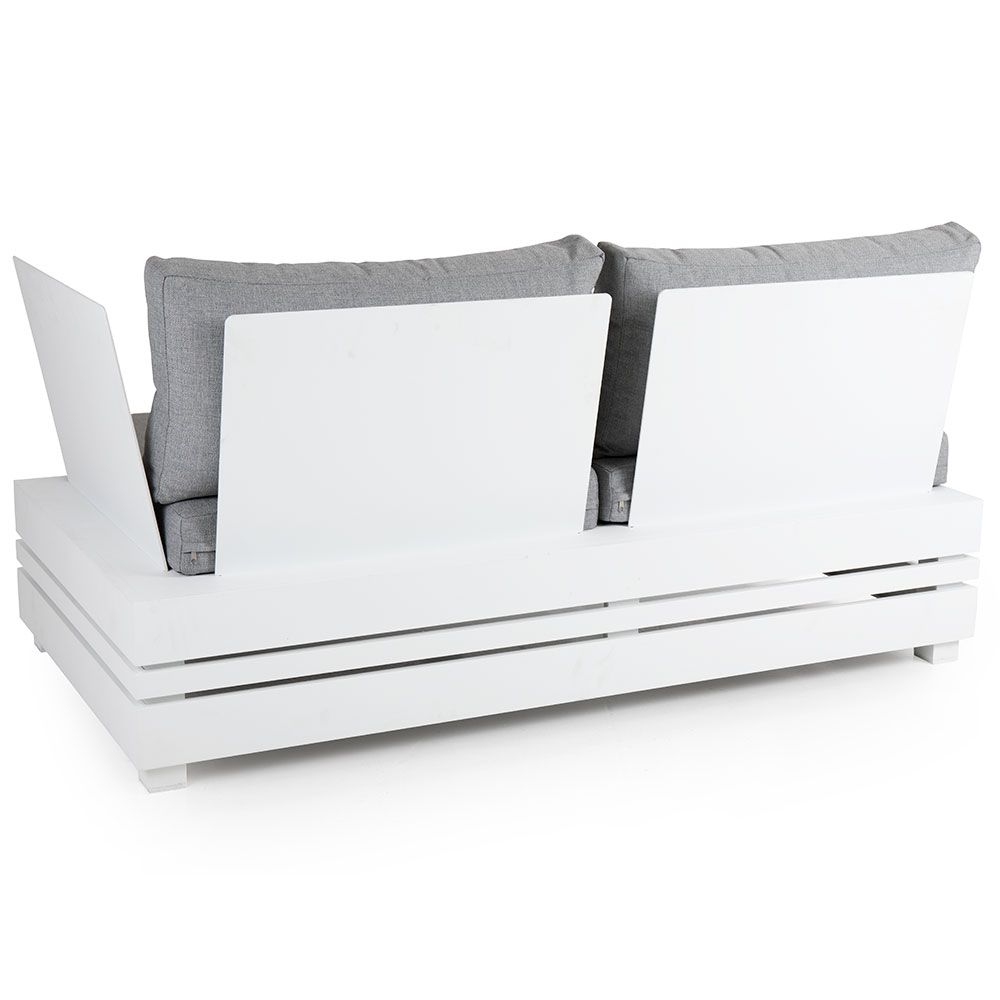 Ambon avslutningsdel hvit / Pearl Grey Brafab