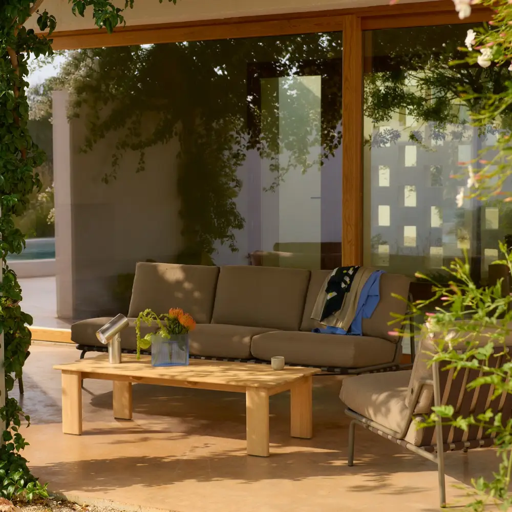 Lounge Lenestol Settle Ribbed Weave 5/Taupe