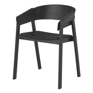 Cover lenestol - Refine Leather Black Black