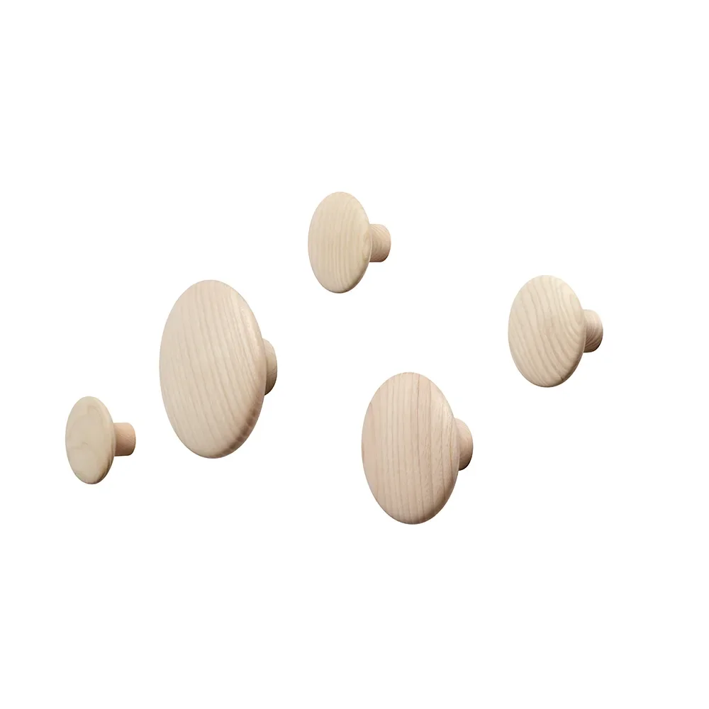 Dots Wood Set of 5 - Oak