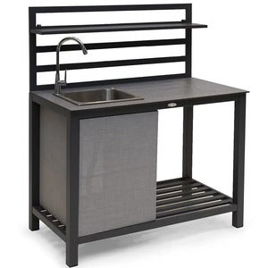 Åminne Utekjøkken Med Vask Grå 