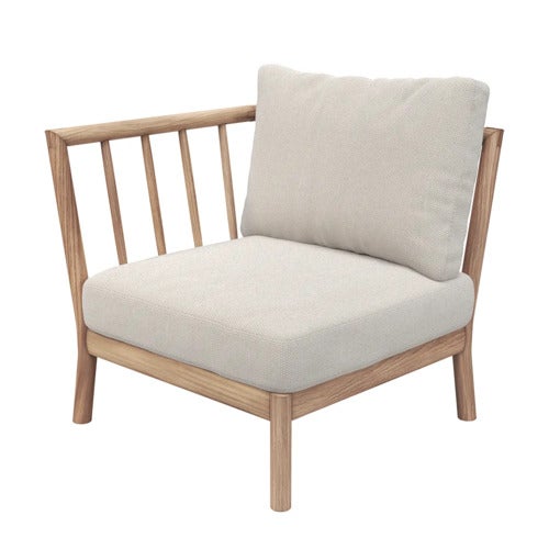 Tradition End Module Light Sand/Teak 