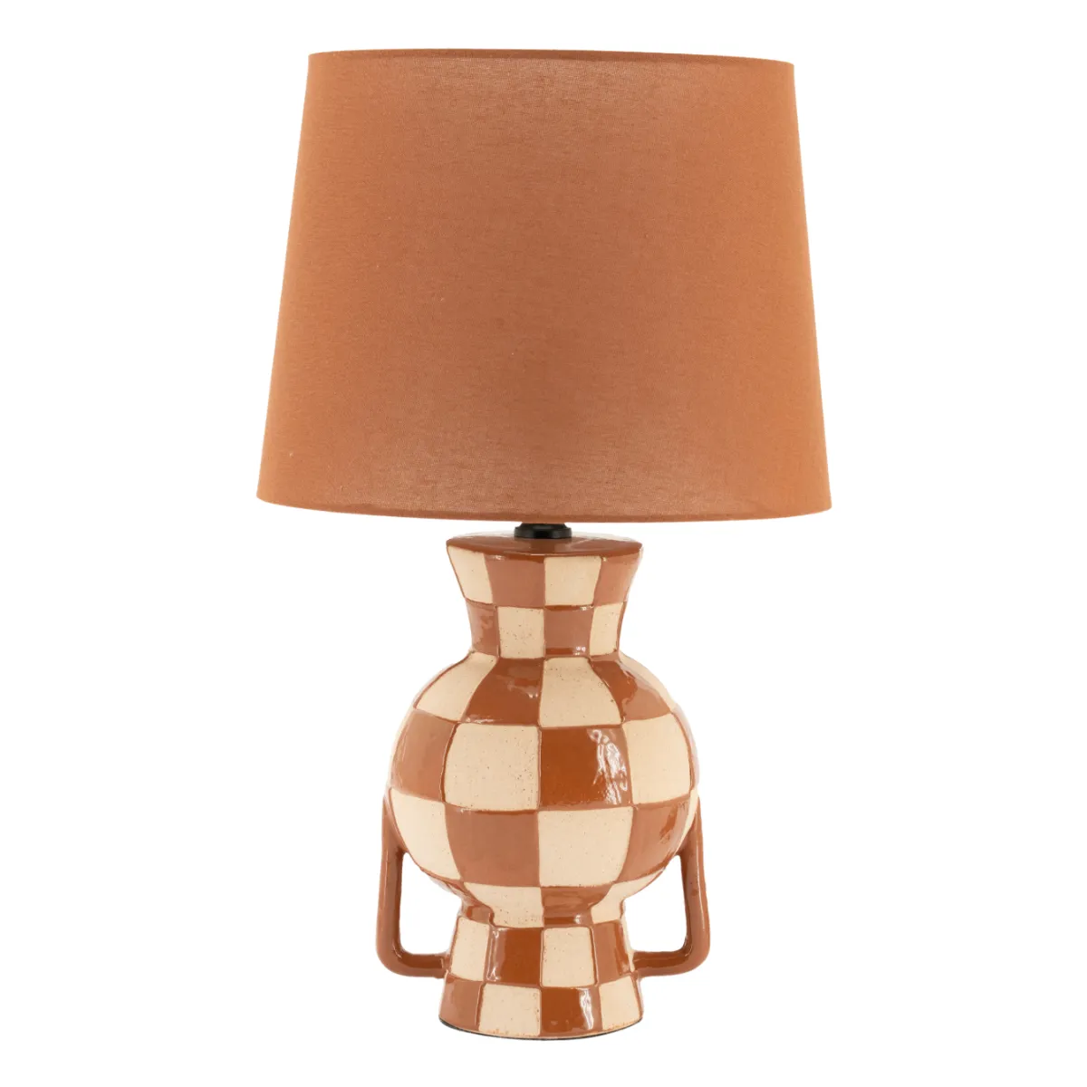 Blocsy 2 bordlampe 33x33x55,5 cm brun