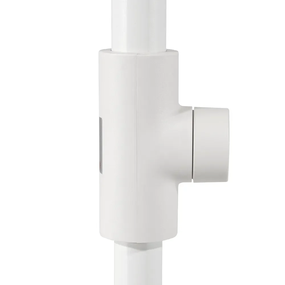 Smart parasoll 250 cm matt white Kat.5 800 Red Stripe