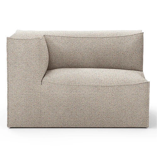Catena Sofa Armrest Left L400 Confetti Bouclé - Light Grey