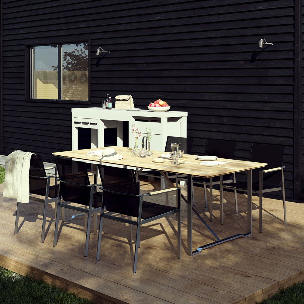 Gotland spisebord 95 x 220 cm Brafab