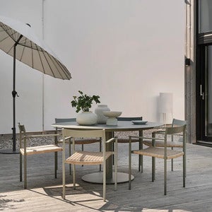 DK Stol med armlene dusty green