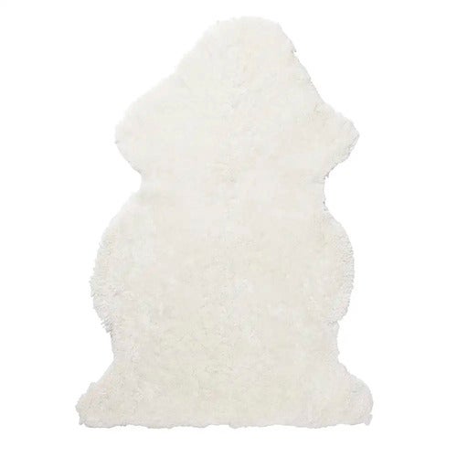 Curly fåreskinn 60x95 cm White
