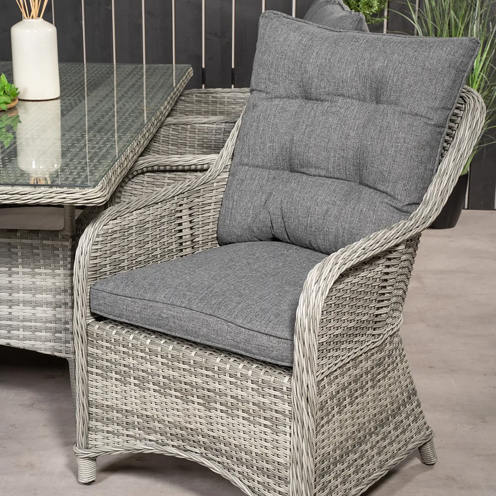 Vikelund spisestol grå 2-pakning