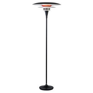 Diablo Gulvlampe D500 Matt svart/hvit rød E27 inkludert lyskilde