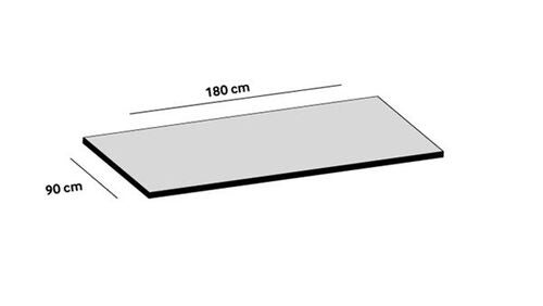 Kääntyvä pöytälevy Turn Valkoinen/Harmaa-Ruskea