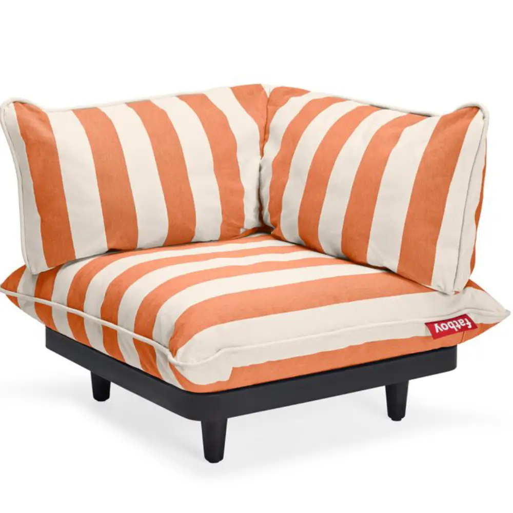 paletti hjørnedel right stripe orange creme