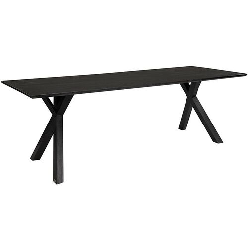 Spisebord Tree 200X90 Cm Svart