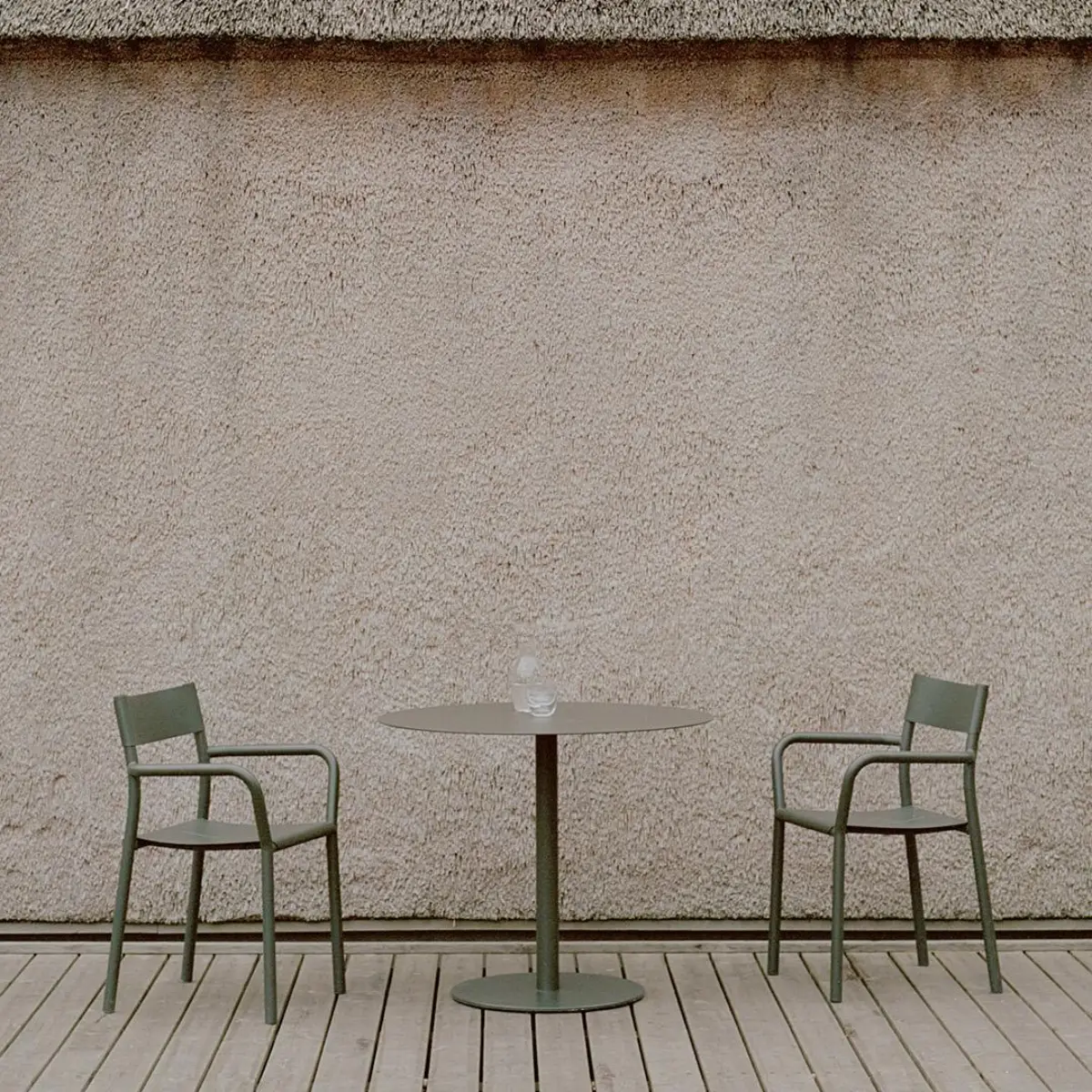 May Bistrobord Ø90cm Mørkegrønn