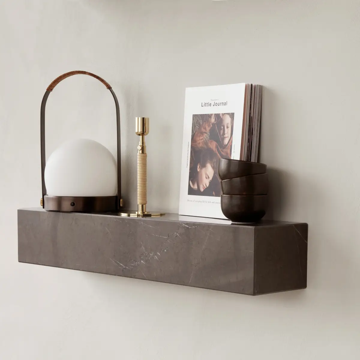 Plinth Hylle Marmor Grey Kendzo