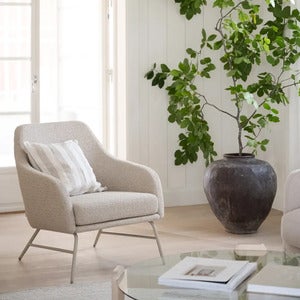 Eldwin lenestol beige