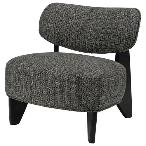 Cadiz lenestol i stoff Loued wenge