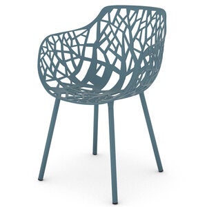 Forest Stol med armlener Blue Teal 