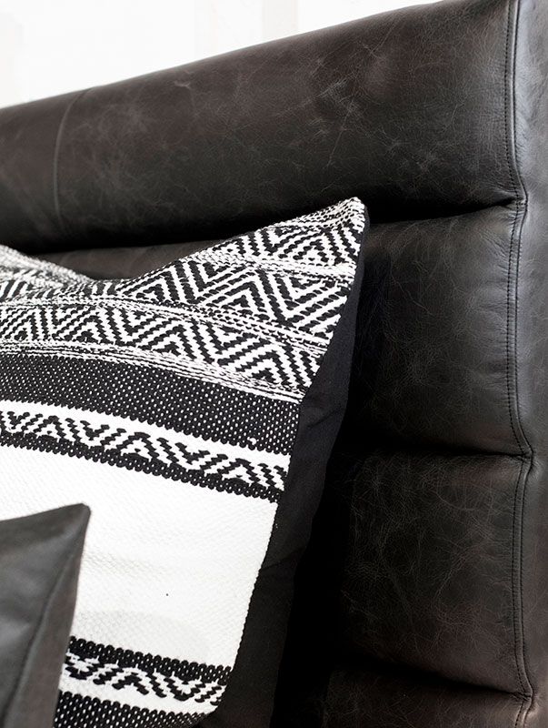 Lisbon sengegavl 180 X 160 cm skinn Artwood