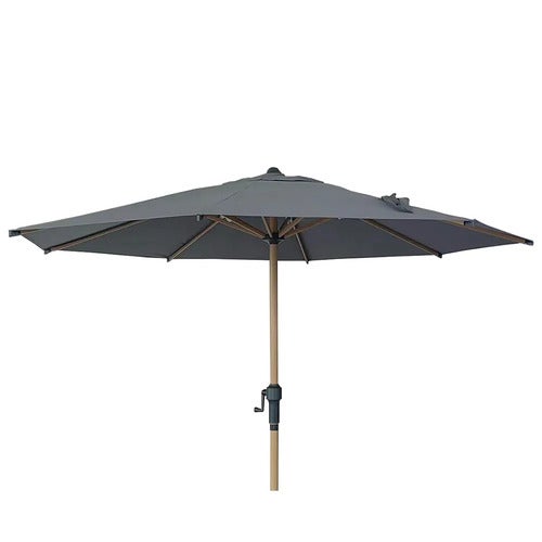 Parasoll Ø300 cm Mørkegrå