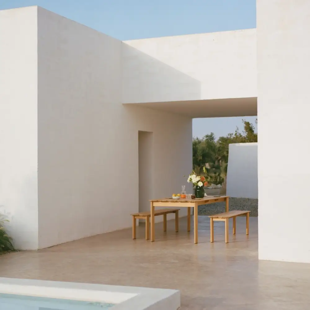 Utebord i Teak Assemble