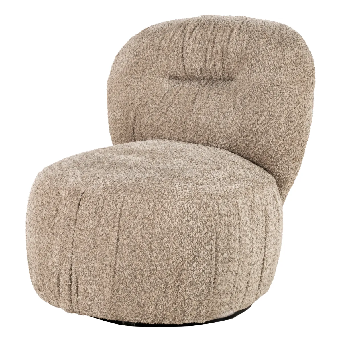 By-Boo, Roux loungestol 72x91x76,5 cm polyester taupe