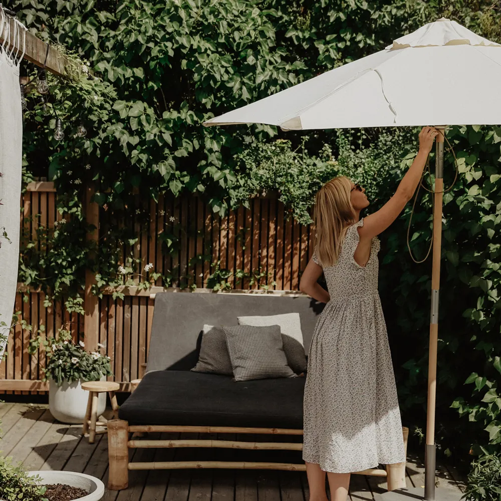 Trieste treparasoll 2,5 m/natur