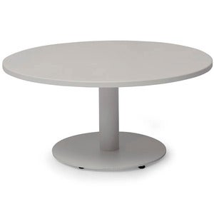 Näsby salongbord Ø80 cm Hvit