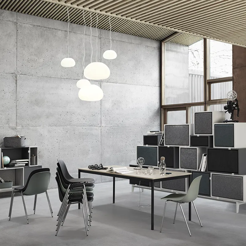 Fluid Pendellampe Large - Opal White