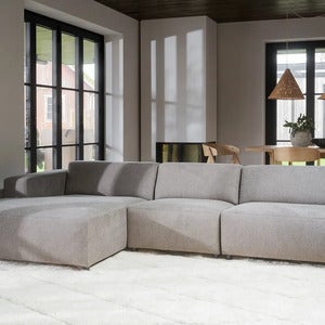 Willard sofa 4-seter sofa chaiselong venstre stoff Brenda beige