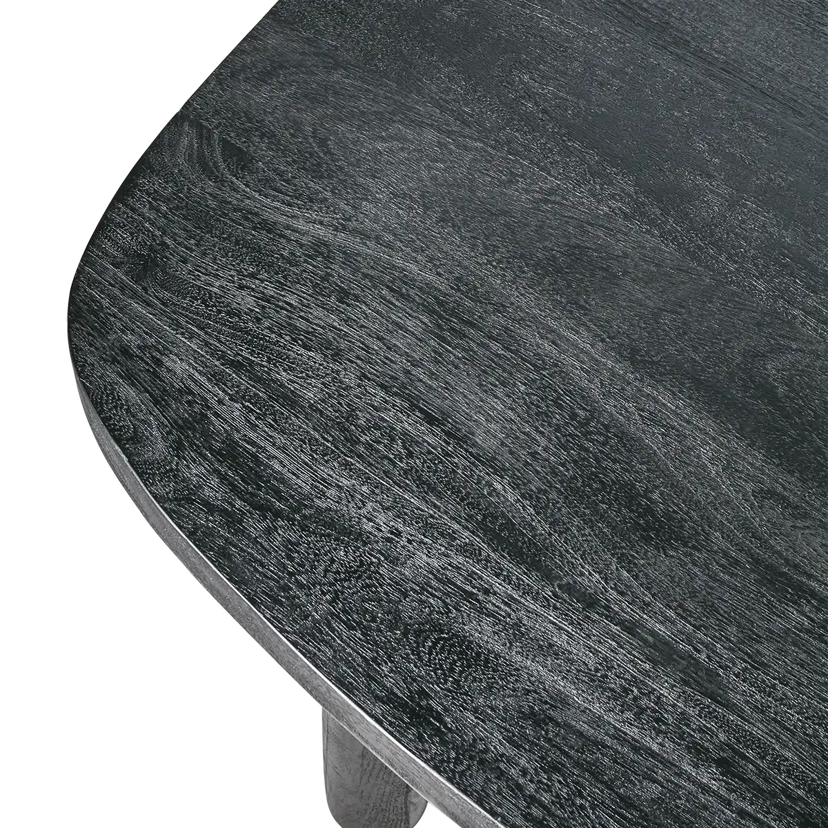 PORTLAND bord svart L120 x B120 x H76 cm